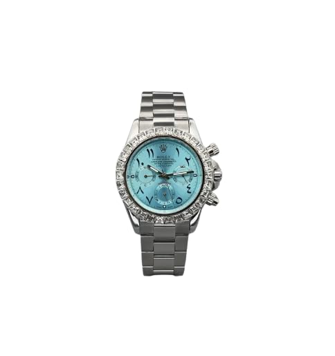 Mens Watch Unique Version Arabic ICE Blue DIAL. for Man (B0CM6D8Q29) Amazon Price History, Amazon Price Tracker