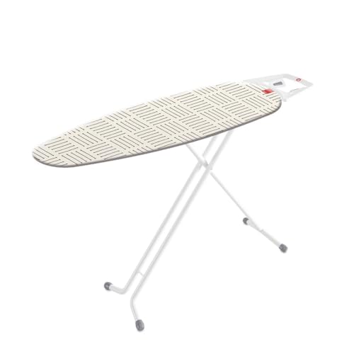 Rayen | Tabla de planchar | Gama Premium | Altura Regulable | Caucho Antideslizante en las patas | Funda estampada | Medida: 120 x 40 cm