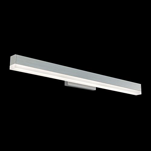 Image of WAC Lighting dweLED, Styx 25in LED Bathroom Vanity or Wall Light 3-CCT 2700K-3000K-3500K Set to 3000K in Brushed Aluminum