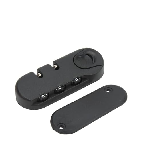 Luggage Password Lock, Luggage Lock Zinc Alloy Catch Black Suitcase Security for Travel