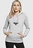 Miss Tee Women's Euphoria Hoodie, Casual Hoodie with Front Print, Regular Fit, Sizes XS - 5XL, heather grey, XXL #1