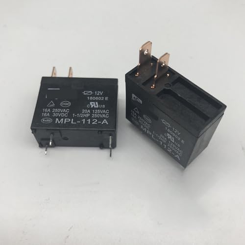 Relé de potencia MPL-124-A de 20A y 24VDC con 4 pines para alta capacidad de conmutación de corriente