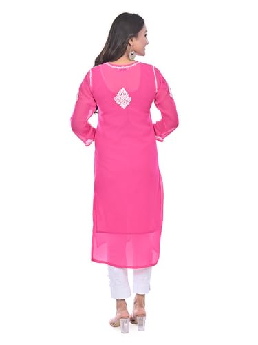 Image of Women Georgette Straight Kurti
