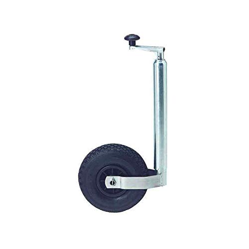 TRAILERS EQPT Roue Jockey 48 - Roue Acier Gonflable 260 x 85