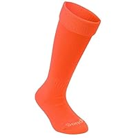 Sondico . Childrens Ribbed Breathable Football Socks (Fluo Orange, 8-13)