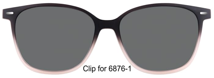 Generisch ChangeMe! Brille mit Sonnenclip Modell 6876-001 | Sonnenclip inklusive, Wechselbügel-System