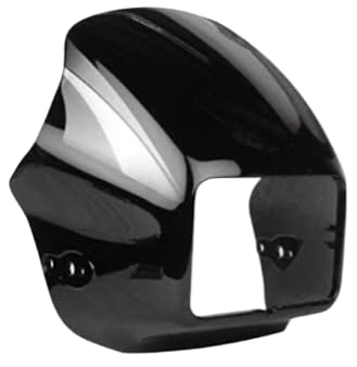 Kings and Queens Heavy Duty Front Visor for Hero Splendor Bike Accessories Color Black Grey