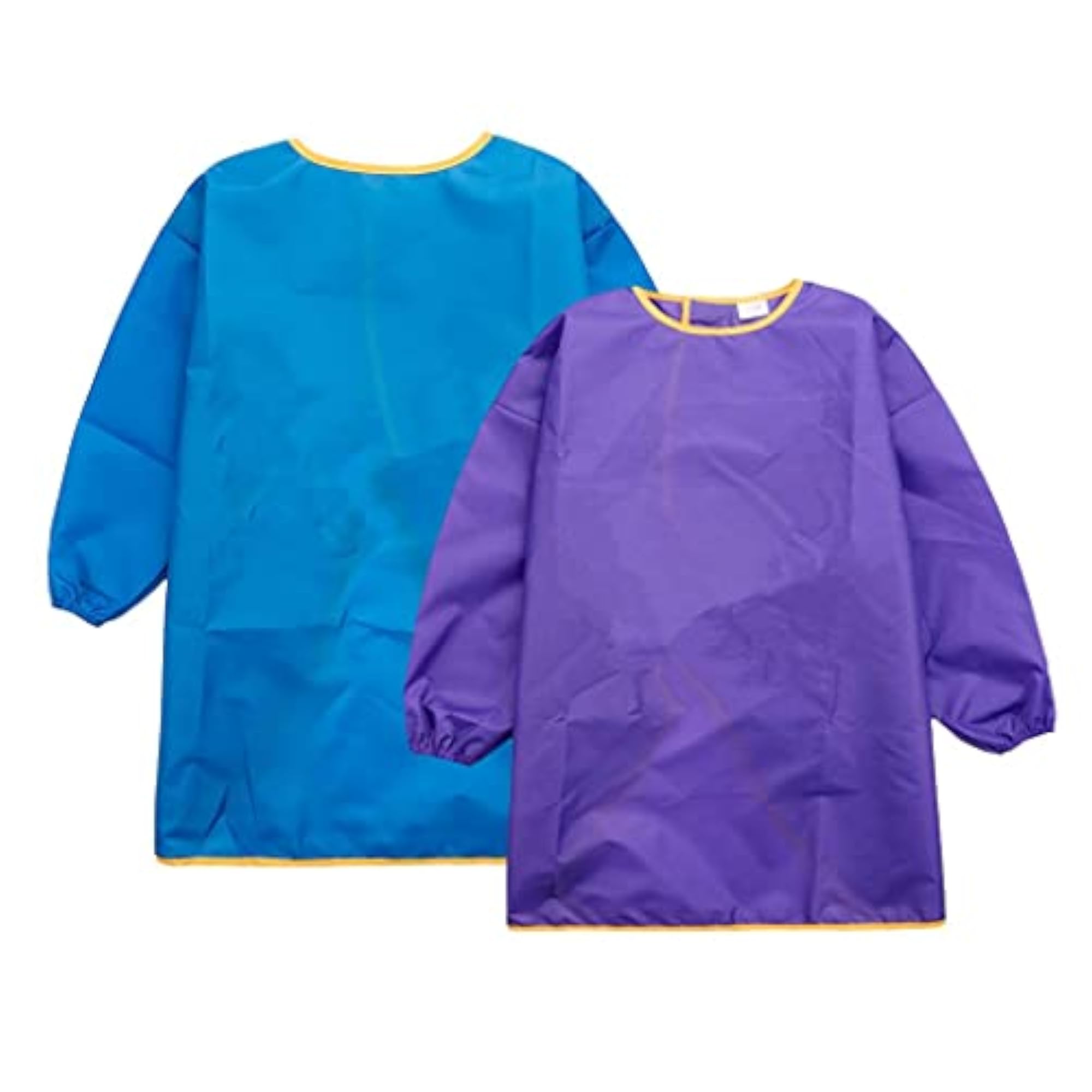Children's Long Sleeve Waterproof Apron, Purple & Blue