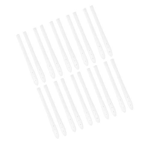 HOMOCONO Glasses Arm Cushion for Glasses 10 Pack Eyeglass Arm Soft Comfortable Silicone Temple