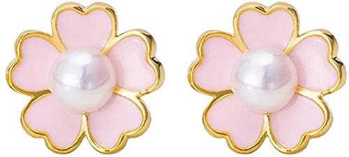 Boucles d'oreilles pour femmes avec pendentif en perles de culture argent 925