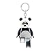 LEGO Minifigures Large 3 Inch Tall Figure Keychain Light - Panda Guy (KE195H), Bag charm with LED light