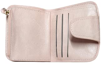 Alexvyan Small Bi-Fold Womens Leather Purse Wallet Card Organizer Female Hand Clutch Women/Ladies/Girls Wallets Credit Card Holder with Coin Pocket (Pink) 2