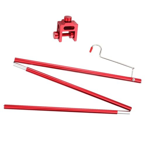 ifundom Portable Lightweight Aluminum Alloy Folding Lamp Stand for Outdoor Camping and Stable Table Lantern Pole for Picnics and Hiking Adventures