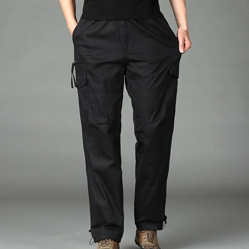 Baggy Cargo Pants Men Lightweight Loose Straight Leg Casual Fashion Trouser Big and Tall Elastic Waist Soft Sweatpant2