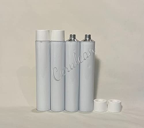 Empty Aluminum Paint Tubes with needle cap unsealed –Size:45ml (80 PCS)