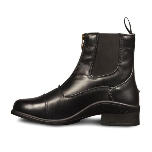 Ovation Kids' Quantum Zip Paddock Boots - Classic Style Lightweight Horse Riding Equestrian Footwear w/Front Zip, Unisex Fit - Image 3