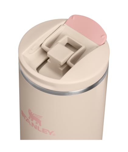 Image of STANLEY Transit FlipTop Mug | Leakproof Coffee Travel Cup | Vacuum Insulated Stainless Steel | Stays Hot or Cold for Hours | BPA-Free | 20 oz | Champagne
