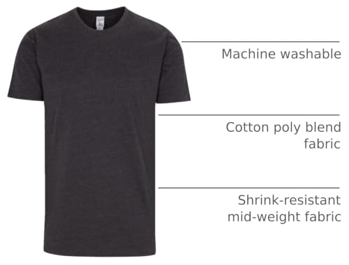 Image of Have It Tall Men's CVC Premium Blend Fabric Slim Fit Short Sleeve T Shirt
