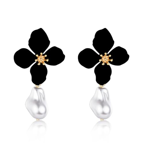 Boucles d'oreilles perle bohème aux finitions soignées pour femme