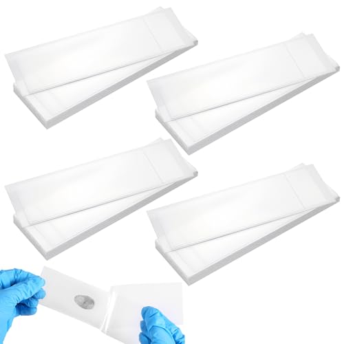 Image of Marspark 200 Pcs Fingerprint Lifting Pads Fingerprint Lifting Tape Finger Print Forensic Science Kit Clear for Forensic Most Occupations