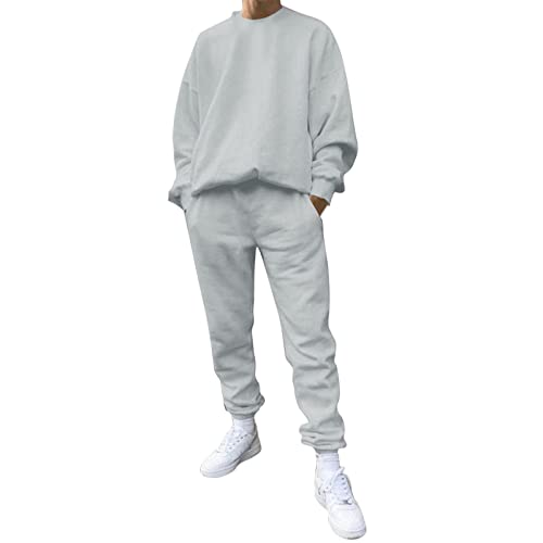 Survêtement homme 2 pièces avec sweat raglan et pantalon de jogging uni