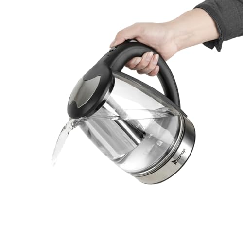 Tetera eléctrica 1.8L rápida con luz LED y apagado automático miniatura 6