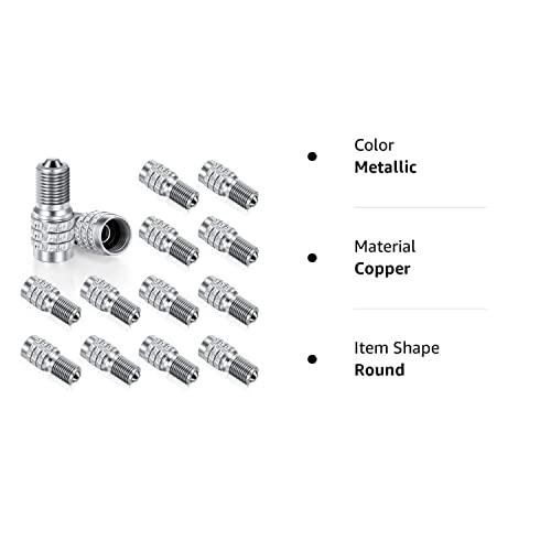 16 Pack Double Seal Valve Stem Cap Inflate Tire Valve Caps Flow Through Tires Air Cap For High Pressure Truck Car Rv Semi Bus Tires #TOP7