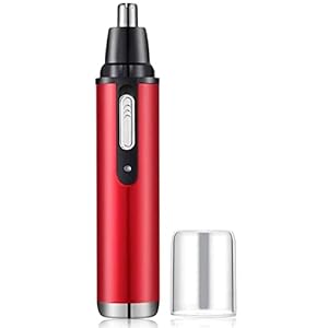 Nose Hair Trimmer, USB Rechargeable Electric Ear Nose Hair Trimmer for Men Women, Waterproof Ear and Nose Hair Trimmer with Dual Edge Blades, Easy to Carry Easy Cleansing Razor