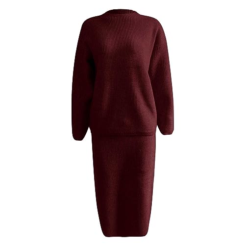Ensemble pull et jupe longue mode décontractée pour vos sorties d'hiver - 2