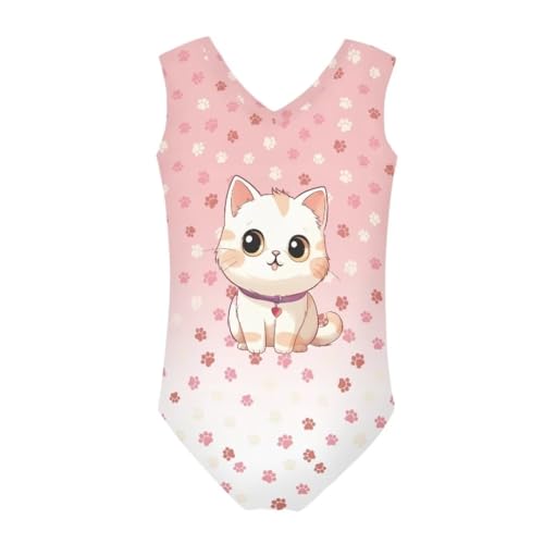 Image of Girls' Swimwear for 3-14 Cartoon Bathing Suit Girl Swimsuit Gym Leotard