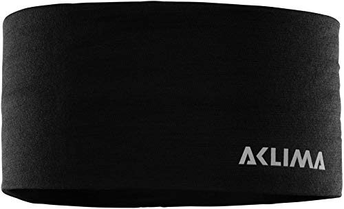 Aclima LightWool Bandeau noir idéal pour le running et la rando
