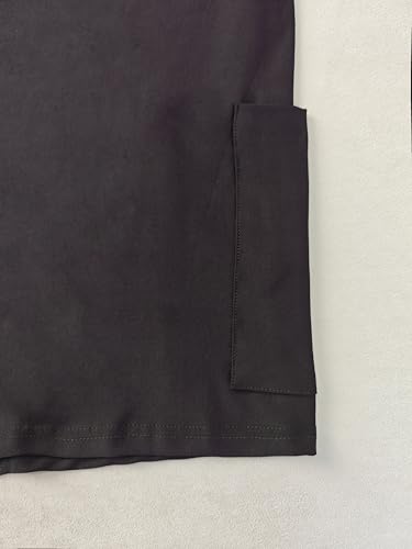 Image of Women's Play Dress, Short Sleeve Mini Skirt with Pockets, Black, Size XL