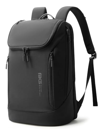 Image of Red Lemon BANGE Captain Business Smart Backpack Waterproof fit 15.6 Inch Laptop Backpack, Travel Durable Backpack for Men and Women (Black - Version 2.0)