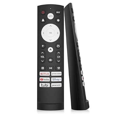 Replacement Remote Control for Hisense Smart Google TV, Compatible with Hisense UHD 4K ULED Google TVs