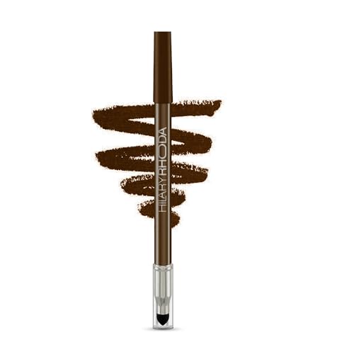 Hilary Rhoda Play n Blend Gel Eyeliner | One Stroke Application | Highly Pigmented | Matte & Shimmer Finish | 2 in 1 Smudger + Eyeliner | Butter Smooth Texture | 1.5g - (Shimmer Brown | Shade 11)