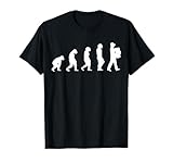 Evolution Paketzusteller Postbote Paketdienst Geschenk T-Shirt
