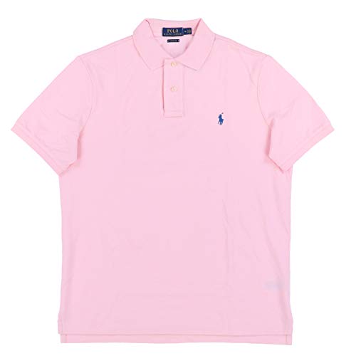Image of Polo Ralph Lauren Mens Classic Mesh Polo Shirt (XL, Carnation Pink)