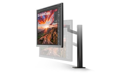 LG Ultrafine™ 32UN880K-B Ecran PC 4K 32" - Dalle IPS résolution UHD (3840 x 2160), 5ms 60Hz, HDR 10, DCI-P3 95% (CIE1976), inclinable, Orientation Gauche/Droite, réglable en Hauteur, Mode Portrait