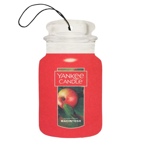 Yankee Candle Paper Car Jar, Macintosh (Pack of 3)