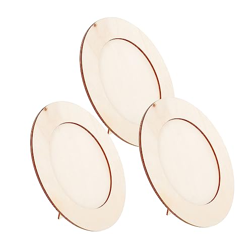 Toddmomy 3 Pcs DIY Photo Frame Making Kit for Educational Supply for Creative Crafts Fun Parent Activity Unfinished Frame Material present for Young Artists