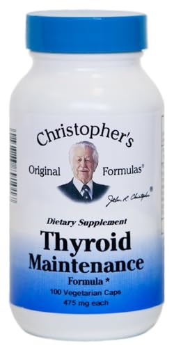 Christopher's Original Formulas Thyroid Maintenance Formula Capsule, 100 Count