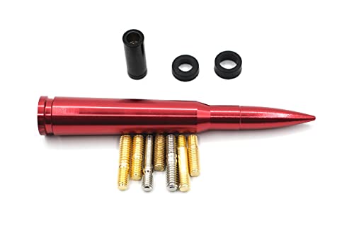 Image of 5.5 Car Truck Short Bullet Antenna Replacement for Ford F150 F250 F350 Dodge Ram 1500 2500 GM Chevy Chevrolet Silverado 1500 2500 3500 Toyota Tundra GMC Sierra 1500 2500 3500 Vehicle Car Antenna