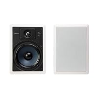 Polk Audio RC85i 2-Way in-Wall Speakers (Pair, White)