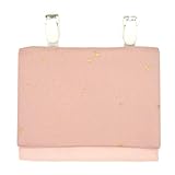 [ジュエリーショップエム] 移動ポケット クリップ ポケット ポーチ 高学年 小学生 女子 子ども シンプル ポケットポーチ 日本製 モチーフ ゴールド ラメ ミニハート ピンク pok