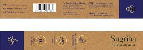 Image of Mangaldeep Sugriha Mosquito Repellant Incense - Citronella (40 Sticks)