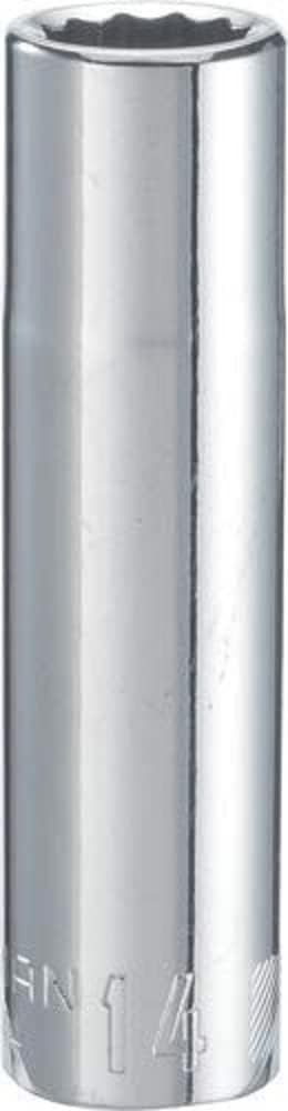 CRAFTSMAN Deep Socket, Metric, 1/2-Inch Drive, 14mm, 12-Point (CMMT44444)