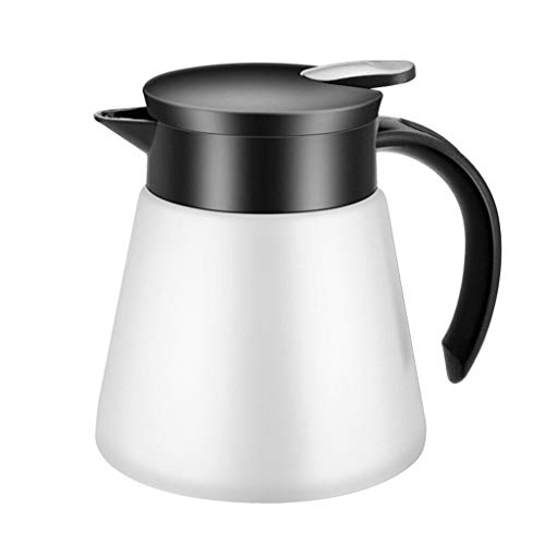 680/880 ml Botella isotérmica de doble pared de acero inoxidable Cafetera de té de leche