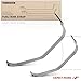 A-Premium Set of 2PCS Fuel Tank Straps Compatible with Jeep TJ 1997-2006, Wrangler (TJ Series) 1997-2006, Gray Color, Bolt On, Replace for# 52100235AD