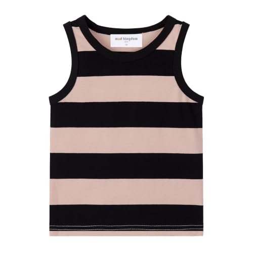 Image of Mud Kingdom Boys Girls T-Shirts Rainbow Stripe Cotton Unisex Top