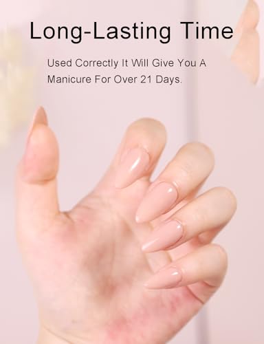 Esmalte en Gel Milky Pink 15 ML Para Uñas miniatura 3
